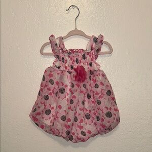 Pink Floral Baby Dress